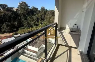 Apartamento com 1 dormitório para alugar, 53 m² por r$ 3.500/mês - vila thais - atibaia/sp