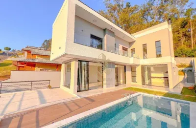 Casa com 3 dormitórios à venda, 296 m² por r$ 2.200.000,00 - condominio quintas da boa vista - atibaia/sp