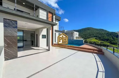 Casa de esquina à venda – condomínio portal lamis – atibaia/sp | 284 m² construídos | 4 suítes | vista permanente para as montanhas