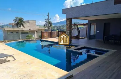 Casa de alto padrão à venda na represa de joanópolis – lazer, vista panorâmica e sofisticação em um só lugar