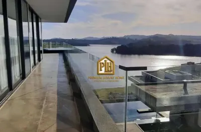 Casa com 6 suites à venda, 700 m² por r$ 5.900.000 - condomínio residencial santa fé iii - joanópolis/sp