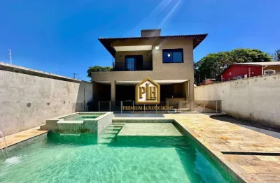 Casa com 3 dormitórios à venda, 450 m² por r$ 2.200.000,00 - vila santista - atibaia/sp