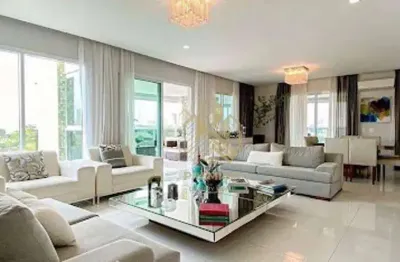 Apartamento com 4 dormitórios à venda, 278 m² por r$ 4.600.000,00 - jardim anália franco - são paulo/sp