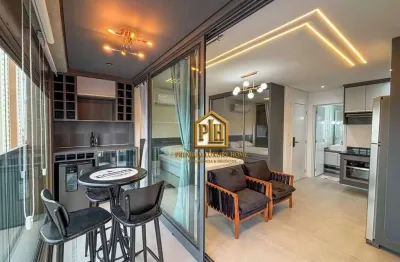 Apartamento com 1 dormitório para alugar, 35 m² por r$ 6.050,00/mês - tatuapé - são paulo/sp