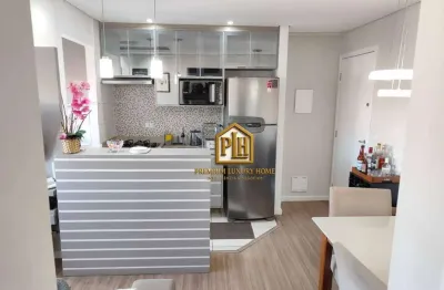 Apartamento com 2 dormitórios à venda, 47 m² por r$ 418.000 - jardim imperial - atibaia/sp