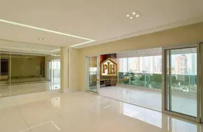 Apartamento com 3 dormitórios para alugar, 184 m² por r$ 16.050/mês - anália franco - são paulo/sp