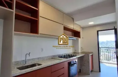 Apartamento com 3 dormitórios para alugar, 88 m² por r$ 7.946,00/mês - vila giglio - atibaia/sp