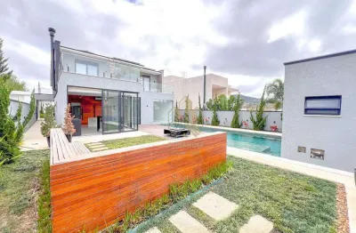 Casa com 4 dormitórios à venda, 405 m² por r$ 4.950.000,00 - condominio figueira garden - atibaia/sp