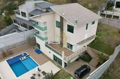 Casa com 4 dormitórios à venda, 470 m² por r$ 1.750.000,00 - laranjal - atibaia/sp
