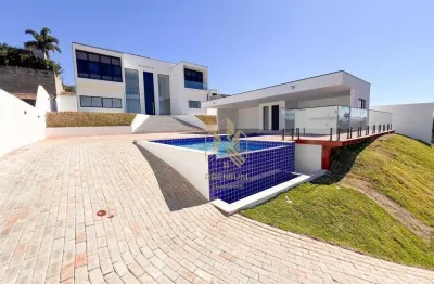 Casa com 3 dormitórios à venda, 300 m² por r$ 2.400.000,00 - condomínio shamalla iii - atibaia/sp