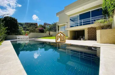 Exclusivo! casa de alto padrão à venda em atibaia – condomínio parque arco íris