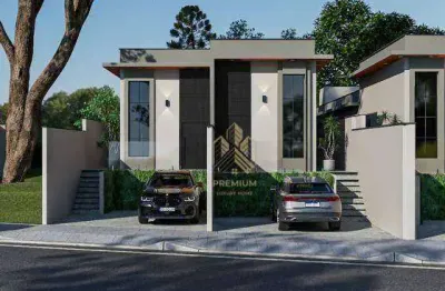 Casa com 3 dormitórios à venda, 100 m² por r$ 730.000,00 - jardim dos pinheiros - atibaia/sp