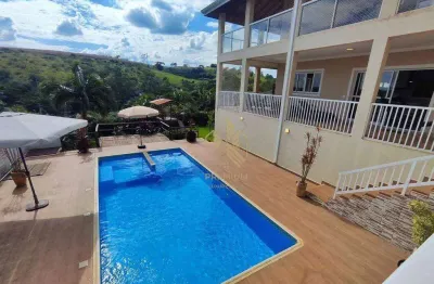 Casa com 6 dormitórios, 500 m² - venda por r$ 3.000.000,00 ou aluguel por r$ 13.740,00/mês - parque rio abaixo - atibaia/sp