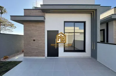 Casa com 3 dormitórios à venda, 77 m² por r$ 650.000,00 - chácaras maringá - atibaia/sp