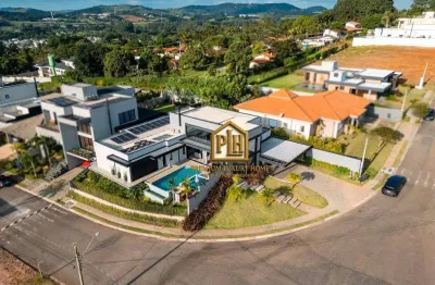 Casa com 4 dormitórios à venda, 340 m² por r$ 3.950.000,00 - condominio shamballa iii - atibaia/sp