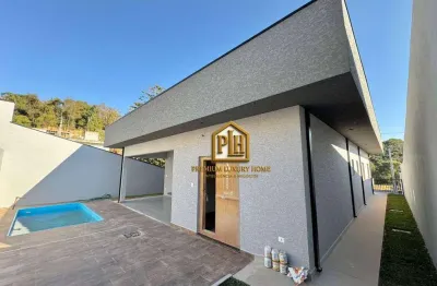 Casa com 3 dormitórios à venda, 154 m² por r$ 890.000,00 - pinheirinho - atibaia/sp
