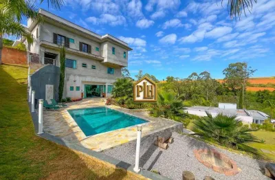 Casa com 7 dormitórios, 630 m² - venda por r$ 3.000.000,00 ou aluguel por r$ 15.850,00/mês - condomínio portal ouro verde - atibaia/sp