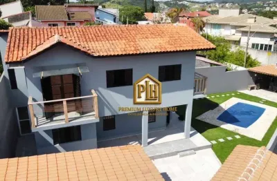 Casa com 3 dormitórios para alugar, 224 m² por r$ 5.678/mês - vila petrópolis - atibaia/sp