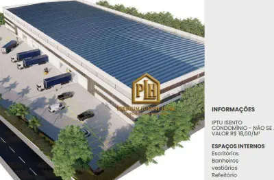 Galpão para alugar, 9040 m² por r$ 36.000,00/mês - rio abaixo - atibaia/sp
