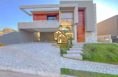 Sobrado com 4 dormitórios à venda, 320 m² por r$ 3.200.000,00 - condomínio reserva são nicolau - atibaia/sp