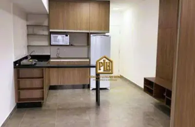 Studio com 1 dormitório para alugar, 37 m² por r$ 3.228,45/mês - tatuapé - são paulo/sp
