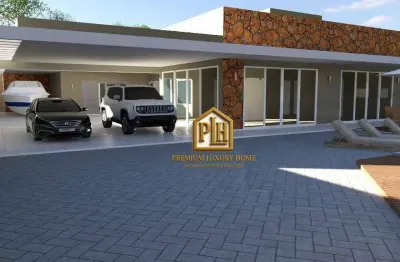 Casa com 5 dormitórios à venda, 389 m² por r$ 3.500.000 - condomínio residencial santa fé iii - joanópolis/sp