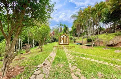 Chácara com 3 dormitórios à venda, 5000 m² por r$ 950.000,00 - recanto dos palmares - atibaia/sp