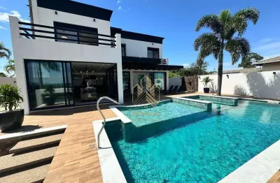 Sobrado com 4 dormitórios à venda, 365 m² por r$ 3.650.000,00 - condomínio residencial shamballa iii - atibaia/sp
