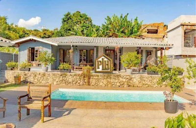 Casa com 3 dormitórios à venda, 261 m² por r$ 1.180.000,00 - ribeirão dos porcos - atibaia/sp