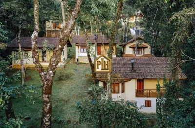 Pousada com 7 chalés à venda, 600 m² por r$ 2.500.000 - monte verde - camanducaia/mg
