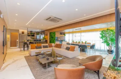 Apartamento tipo com 4 quartos, sendo 3 suítes, 185m²