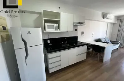 Apartamento mobiliado de 48m² com 1 suíte no condomínio linea home style no centro de jundiaí - sp
