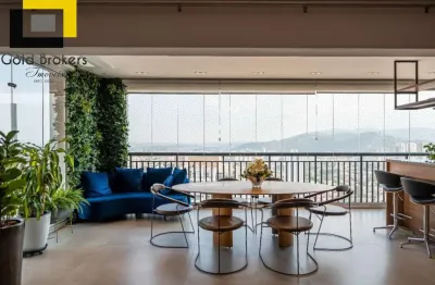 Cobertura mobiliada de 287 m² com 4 suítes no condominío alta vista ao lado do jundiai shopping - sp