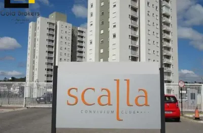 Apartamento de 60m² com 2 dormitórios no condomínio scalla convivium club no engordadouro em jundiaí sp