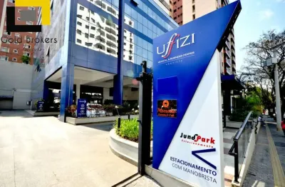 Sala comercial de 50 m² no edifício uffizi na rua anchieta em jundiaí - sp