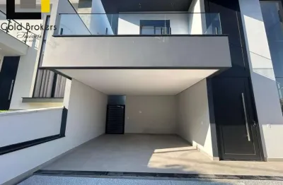 Casa tipo sobrado com 234m² 3 suítes no condomínio terras de gênova no engordadouro jundiaí/sp