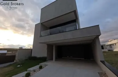 Casa de 290 m² de área construída com 4 suítes no condomínio brisas jundiaí no jardim samambaia em jundiaí sp