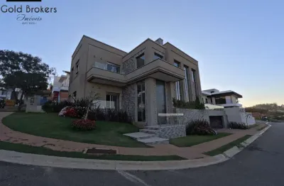 Casa de 447 m² de área construída com 4 suítes no condomínio brisas jundiaí no jardim samambaia em jundiaí sp