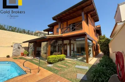 Casa de 406 m² de área construída com 3 suítes no condomínio quinta da malota ii em jundiaí sp