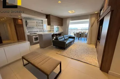 Apartamento mobiliado de 128m² com 3 suítes no condomínio alta vista ao lado do jundiaí shopping - sp