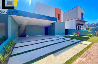 Casa de 267m² de área construída - 3 suítes no cond. brisas jundiaí no jardim samambaia - jundiaí sp