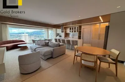 Apartamento mobiliado de 152m² com 3 suítes no condomínio alta vista ao lado do jundiai shopping