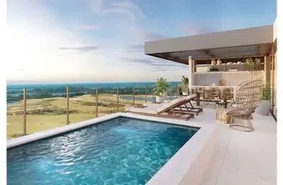 Cobertura linear, 376 m², com 3 e 4 suítes na barra da tijuca