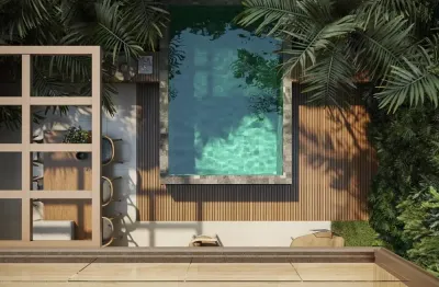Casa de 4 suítes com vaga de 3 carros e garden com piscina e área goumet