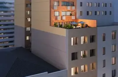 Lindo apartamento studio  28 metros a venda, prédio com infraestrutura de lazer no centro comercial do rio de janeiro