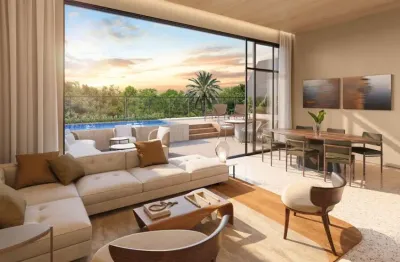 Insigna peninsula casas suspensas 4 suítes  com infraestrutura de lazer