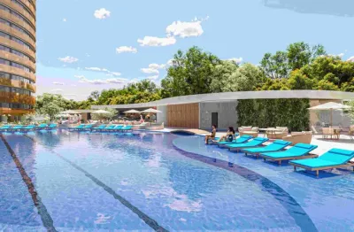 Lindo studio de 40 m2 vista mar no melhor ponto da barra da tijuca