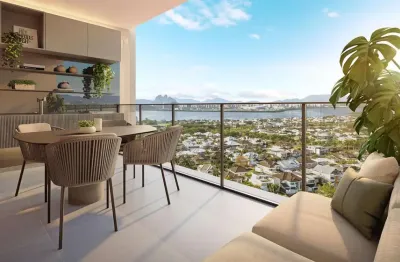 Apartamento com 02 suítes na barra da tijuca debruçado ao campo de golfe