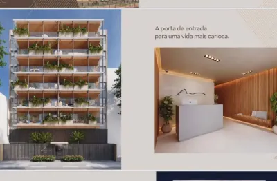 Lindo apartamento de 2 quartos e varanda em botafogo  a 1 km da lagoa