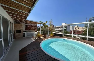 Linda cobertura com 3 suites à venda, 310m² - recreio dos bandeirantes